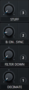 Macro Section of Serum with pre-assigned knobs that give you access to the most magic element of each preset. Taken from sound pack Bass & Freaks. Example 5